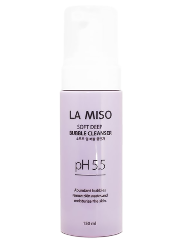 Мягкая кислородная пенка для глубокого очищения pH 5.5, 150 мл, La Miso