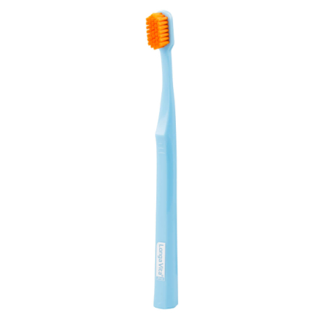 Зубная щетка 6580 щетинок "ultrasoft", d 0,10 мм, цвет: синий, Longa Vita