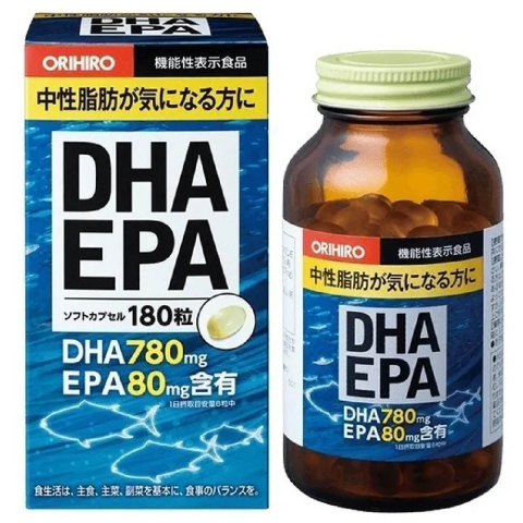 ДГК и ЕПА с витамином Е, 180 капсул, ORIHIRO