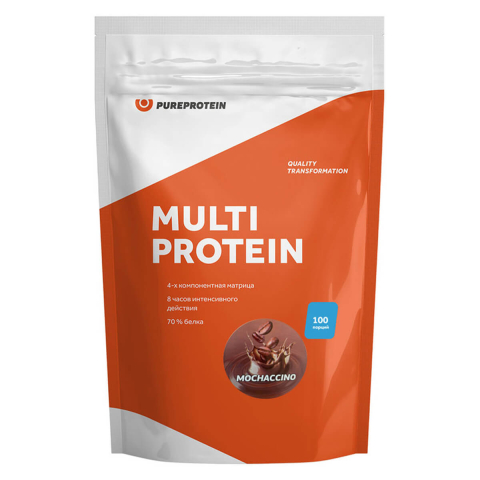 Мультикомпонентный протеин, вкус «Мокаччино», 3 кг, Pure Protein