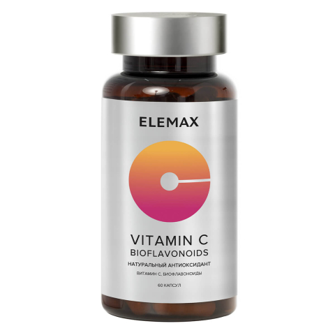 "Витамин С биофлавоноиды", капсулы 60 шт по 720 мг, Elemax