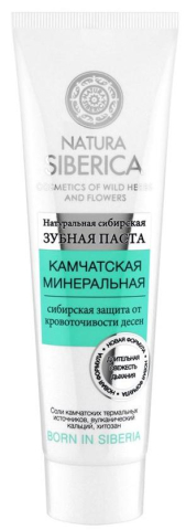 Зубная паста "Камчатские минералы", 100 гр, Natura Siberica