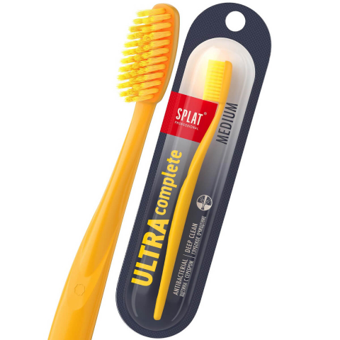 Зубная щетка Ultra Complete, средняя, цвет в ассортименте, SPLAT Professional