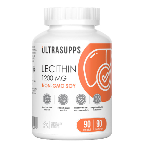 Лецитин, 90 капсул, Ultrasupps